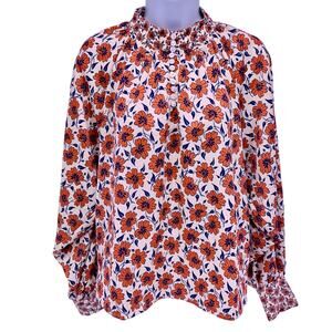 Levis GILLIAN MOCKNECK PUFF SLEEVE TOP Womens Size S